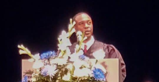 MOM VP Jonathan Pitts Delivers Commencement Speech